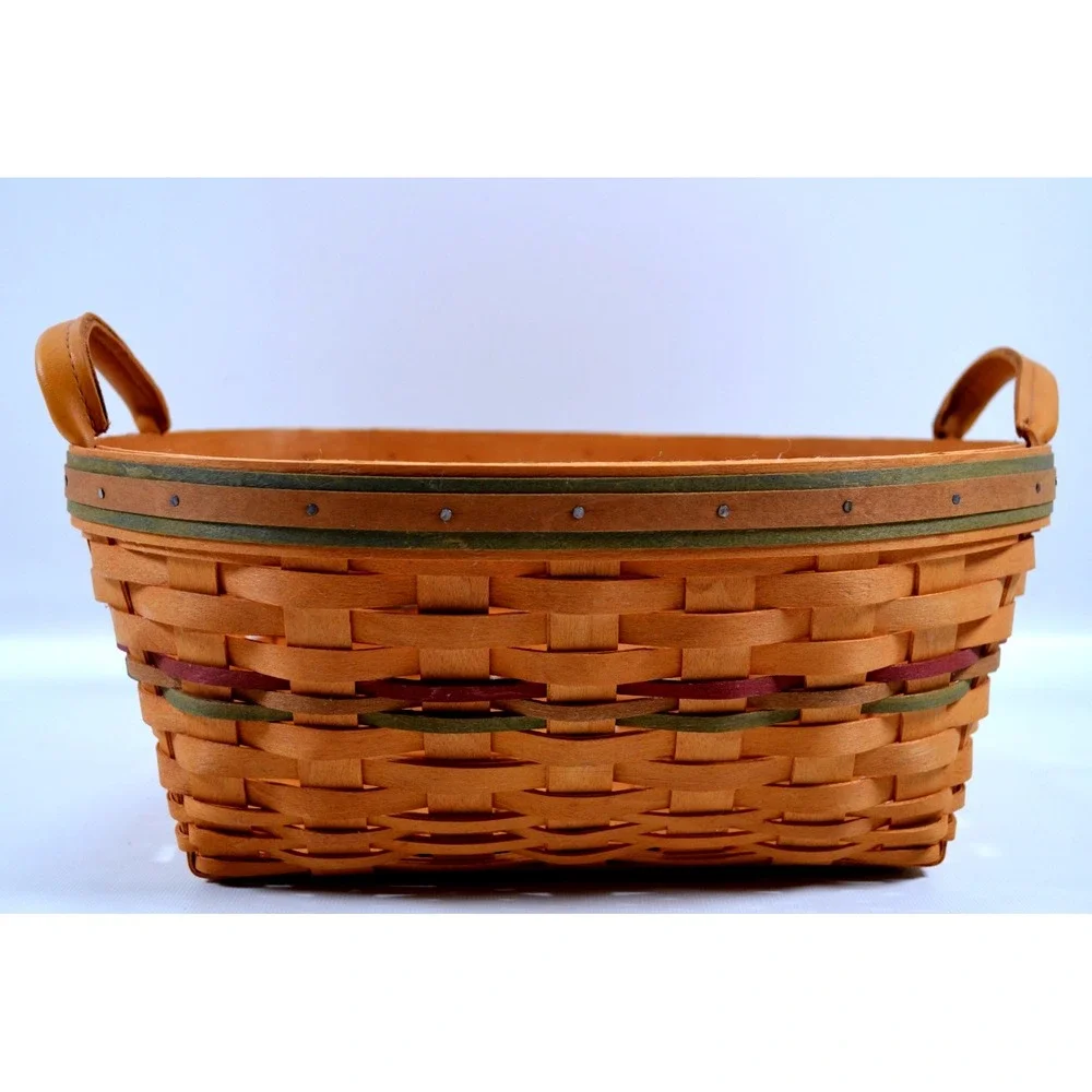2001 Longaberger Small Autumn Reflections Daily Blessings Basket 12.5